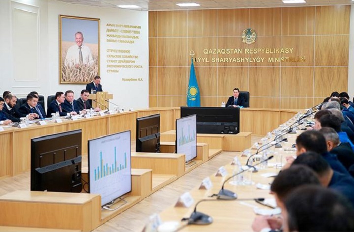Премьер-Министр РК провел совещание по вопросам развития мясного животноводства