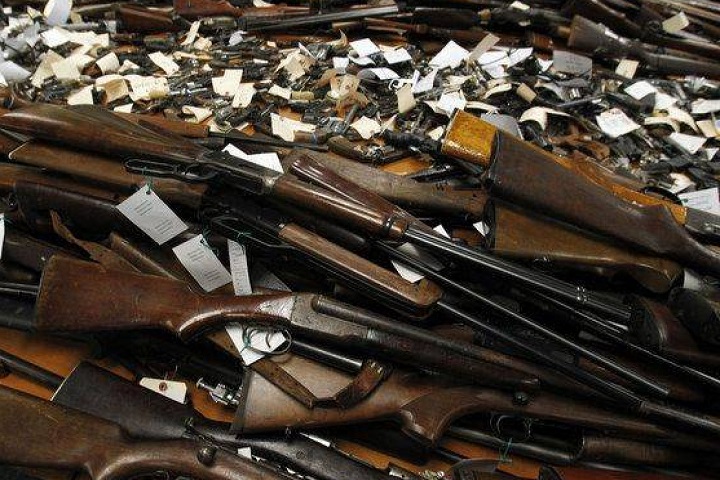 24 единиц оружия изъяли в Туркестане