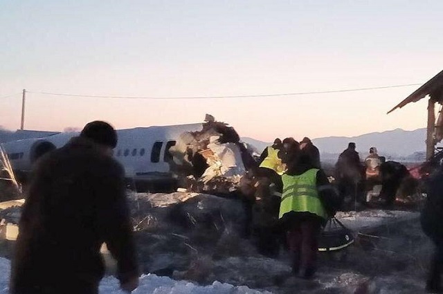 Подробности авиакатастрофы озвучили на брифинге в аэропорту Алматы
