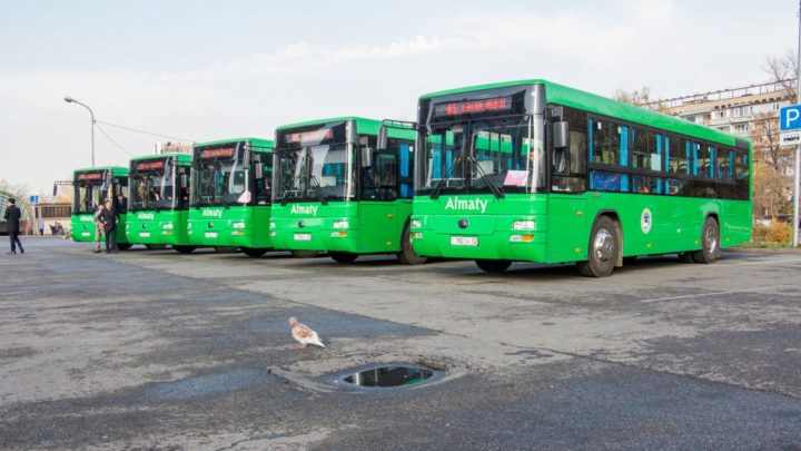 В Алматы откажутся от автобусов на дизельном топливе