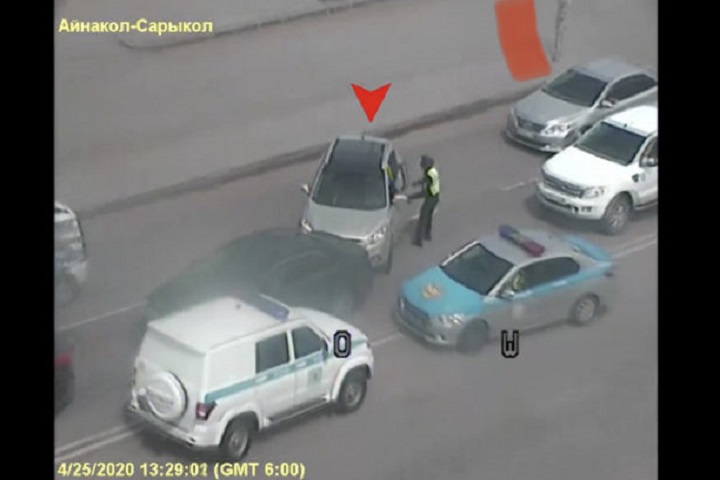 Полицейские задержали пьяного угонщика автомобиля в Нур-Султане