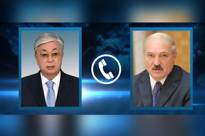 Касым-Жомарт Токаев провел телефонный разговор с президентом Беларуси