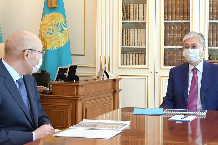 Касым-Жомарт Токаев и Кайрат Келимбетов