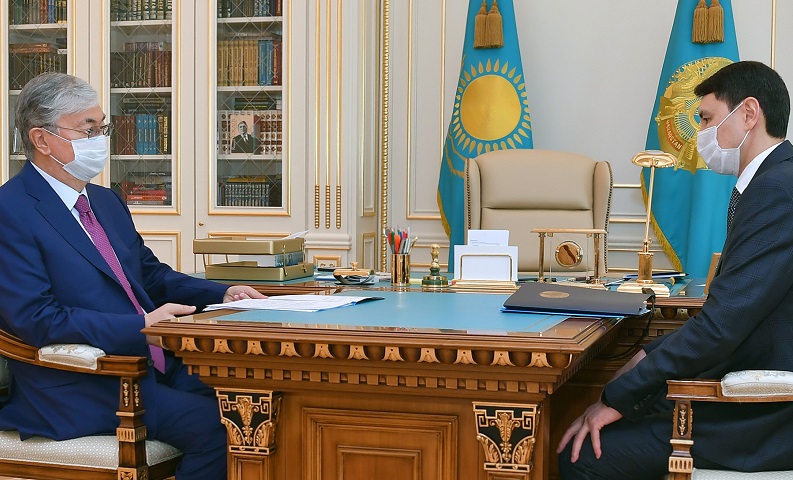 Касым-Жомарт Токаев и Ерулан Жамаубаев
