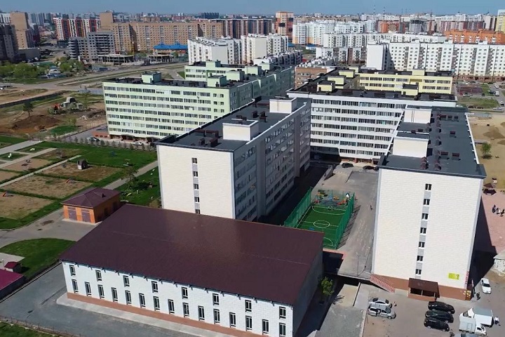 На месте дач вырос целый микрорайон соцжилья в Нур-Султане
