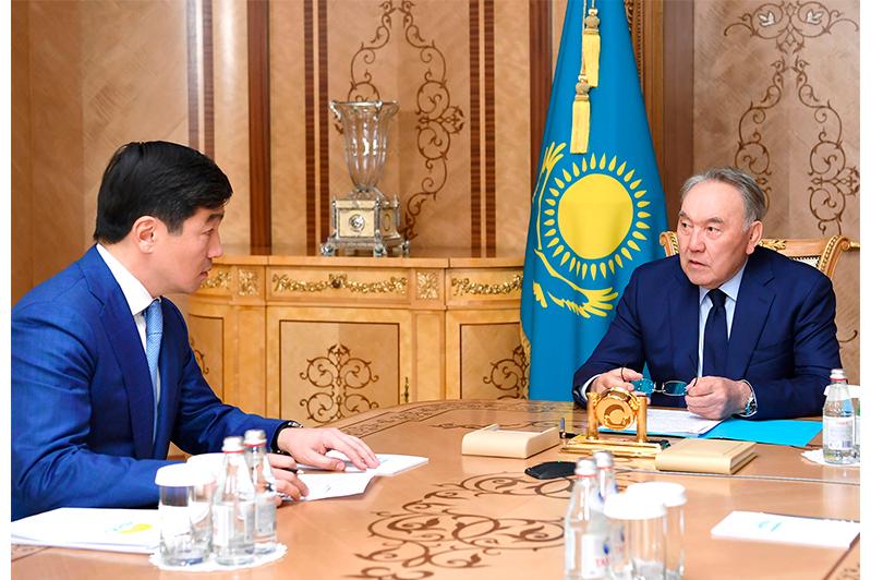 Нурсултан Назарбаев встретился с Бауыржаном Байбеком