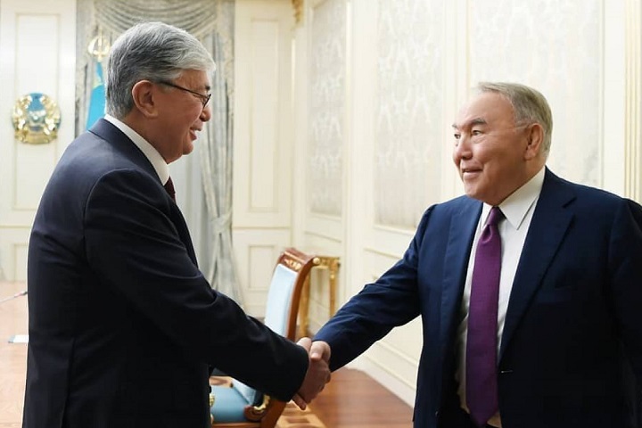 Касым-Жомарт Токаев и Нурсултан Назарбаев. Optimizm.kz