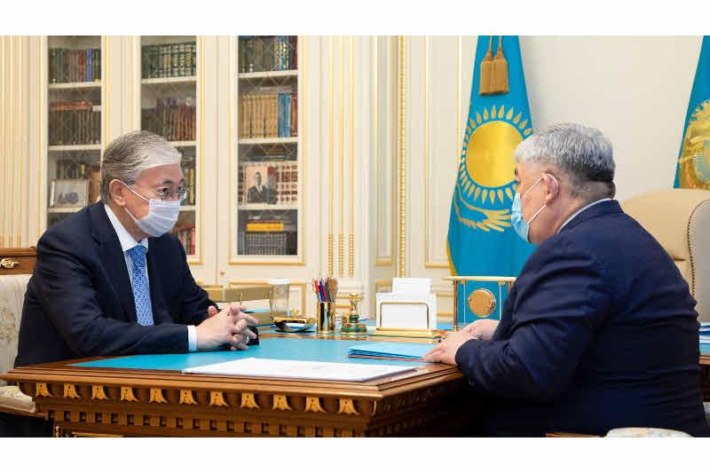 Касым-Жомарт Токаев встретился с Крымбеком Кушербаевым