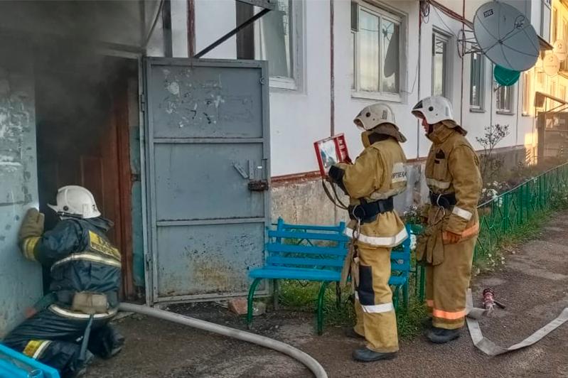 Три человека были спасены из огня в Акмолинской области