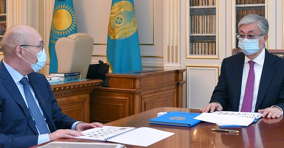 Касым-Жомарт Токаев встретился с Кайратом Келимбетовым
