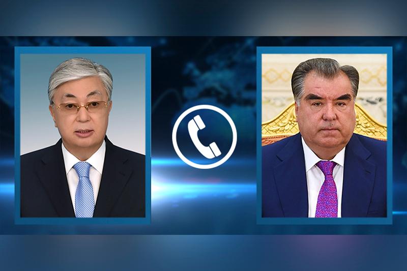 Касым-Жомарт Токаев провел телефонный разговор с главой Таджикистана