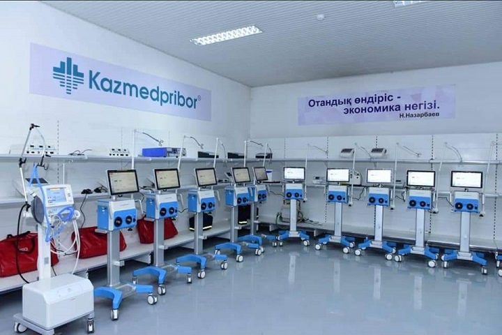 В Шымкенте начали выпускать аппараты ИВЛ