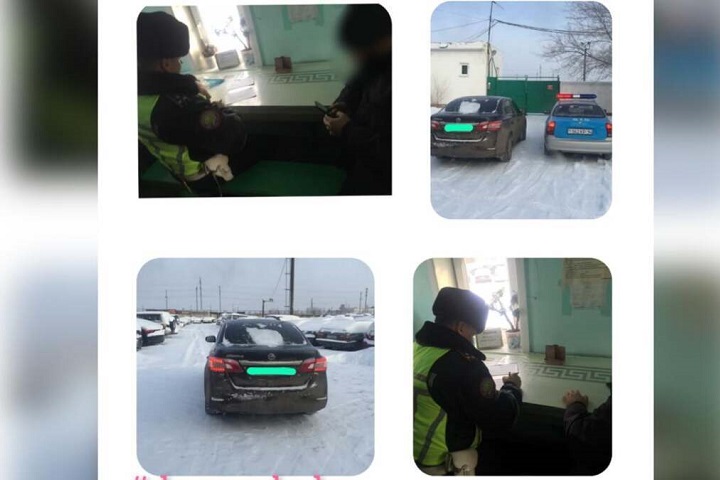 «Нарушил ПДД 64 раза». В Павлодаре задержали авто с подложными номерами