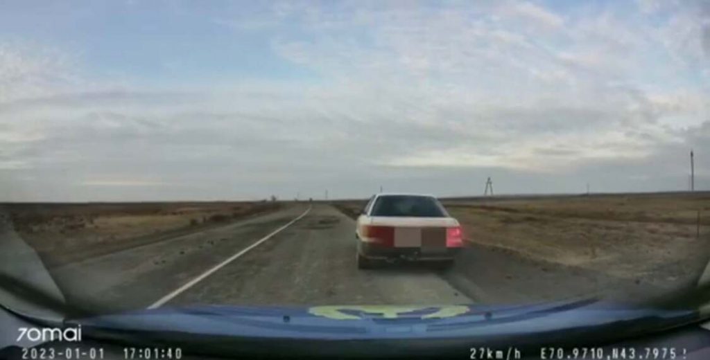 Очередного пьяного водителя задержали жамбылские полицейские 