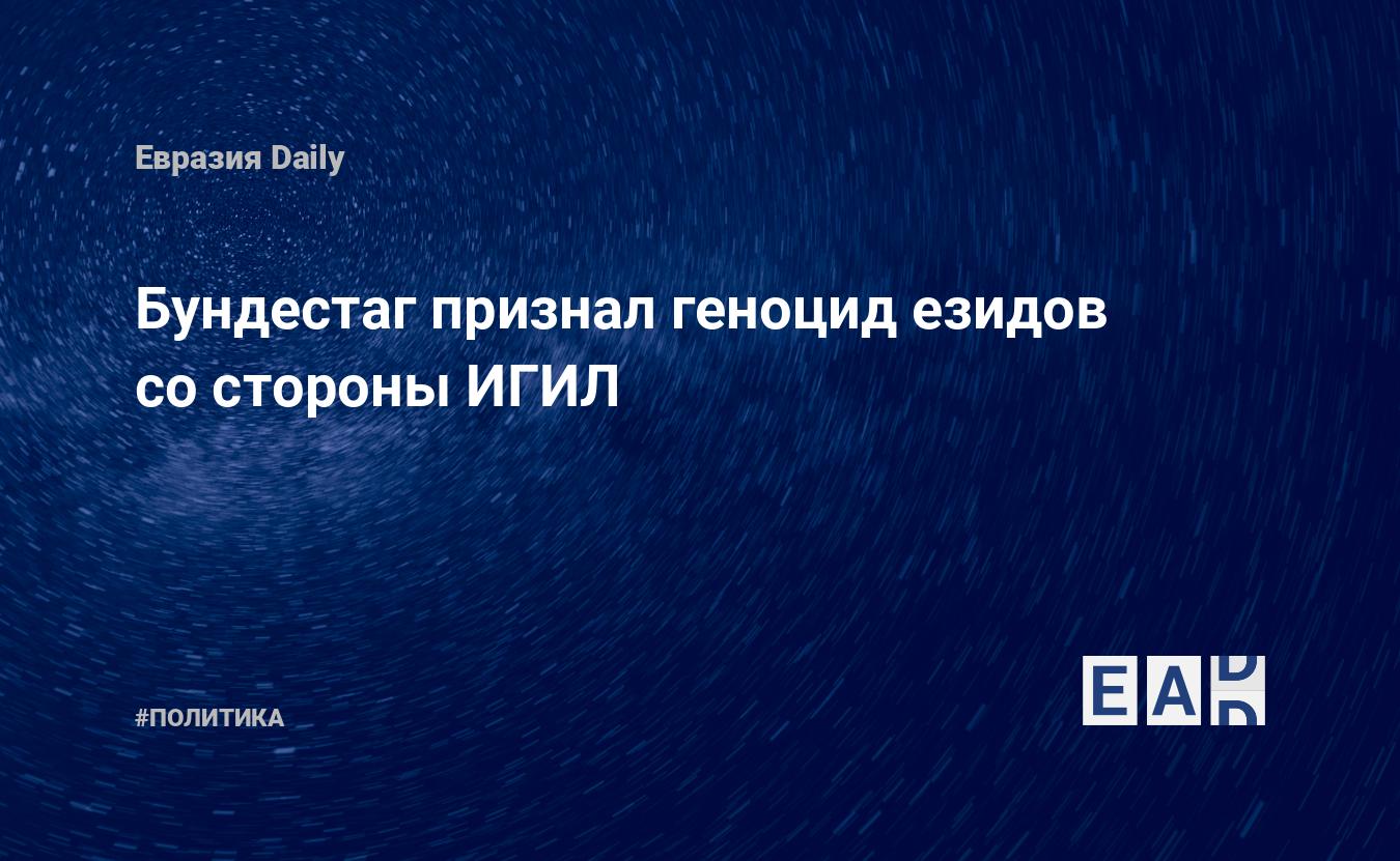 Бундестаг признал геноцид езидов со стороны ИГИЛ — Financial Times