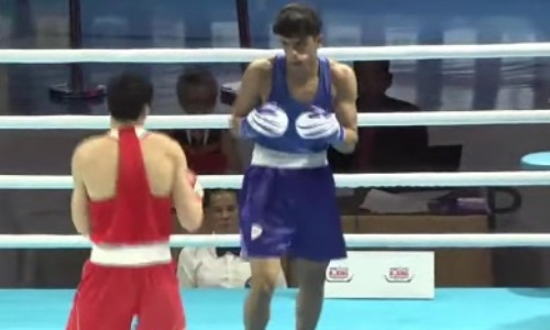 Видео полного боя, или Как судья спас соперника казахстанского чемпиона мира в одностороннем избиении