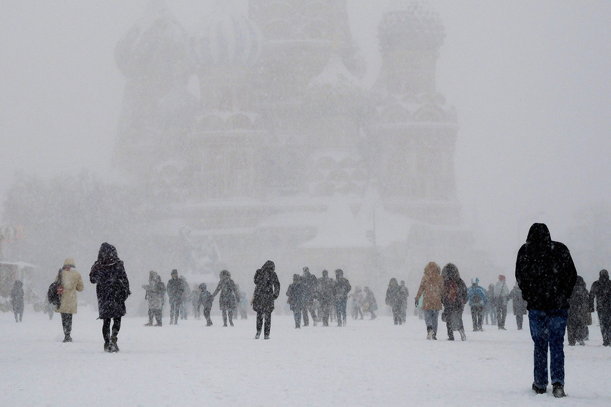 На Рождество в Москву идут сильные морозы и метель — Financial Times