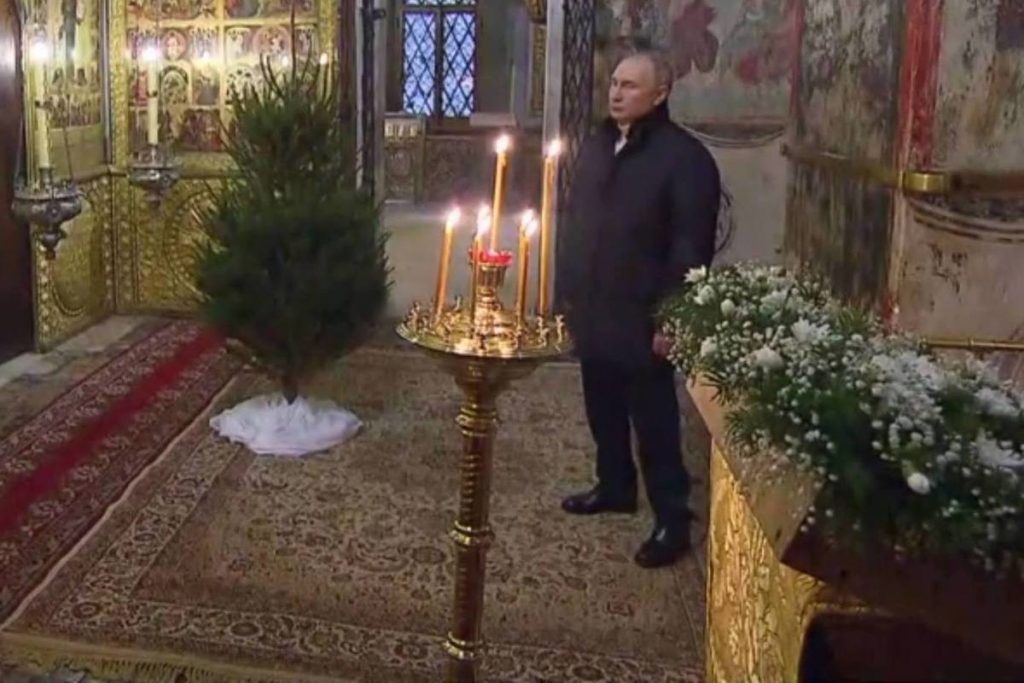 Путин поздравил православных христиан с Рождеством Христовым — Financial Times