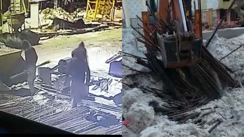 Преступное трио пыталось вывезти арматуру со стройплощадки в Астане