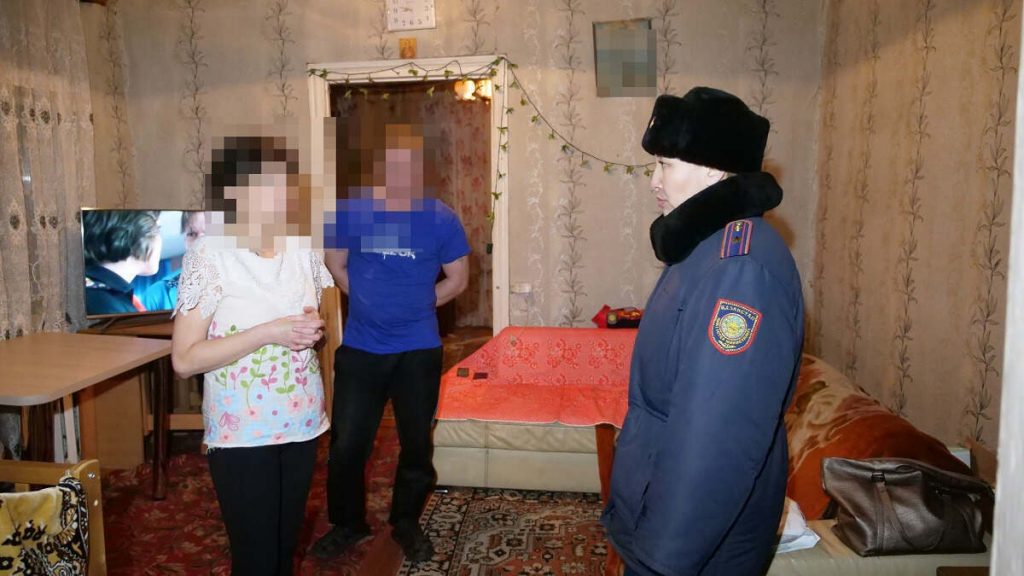 Свыше 200 семей проверили полицейские Петропавловска за один день