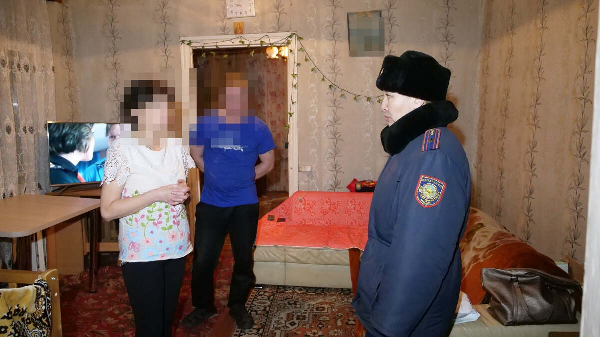 Свыше 200 семей проверили полицейские Петропавловска за один день