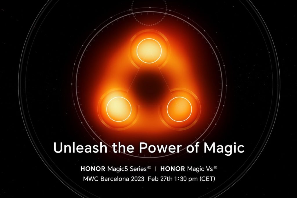 Honor подтверждает мероприятие MWC 2023, на котором будет представлена ​​серия Magic5 и запуск Magic Vs по всему миру