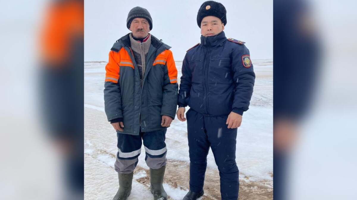 Пастуха в метель спас участковый в Костанайской области