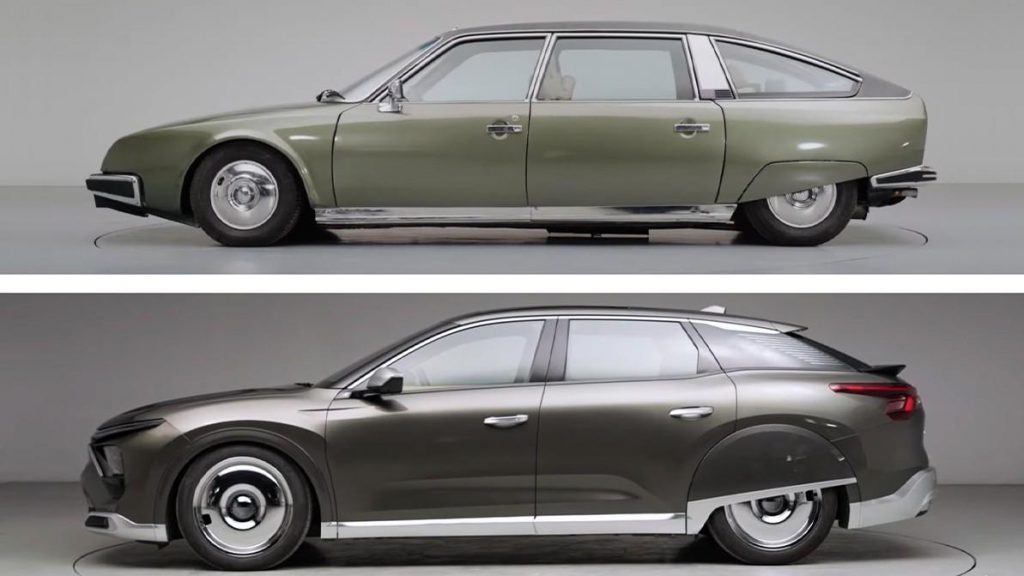 Ретрообработка Citroën C5X в стиле Citroën CX — Alfacar.kz