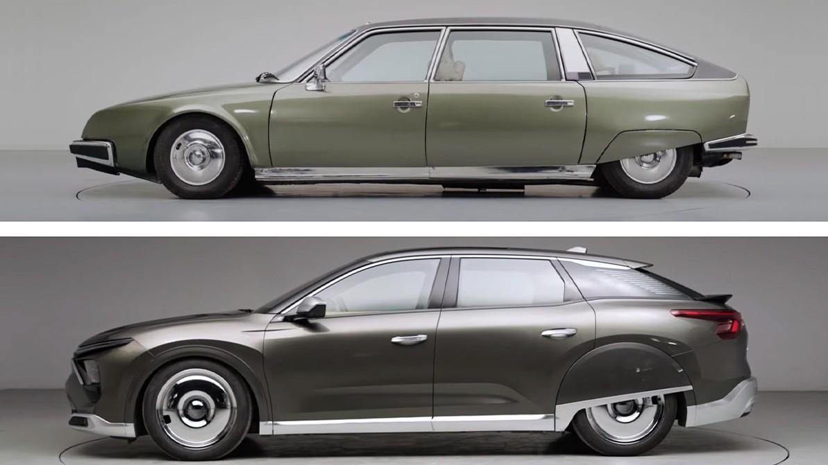 Ретрообработка Citroën C5X в стиле Citroën CX — Alfacar.kz