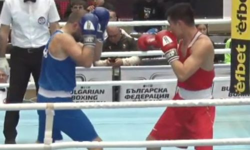 Видео полного первого боя чемпиона мира из Казахстана на малом ЧМ-2023 по боксу