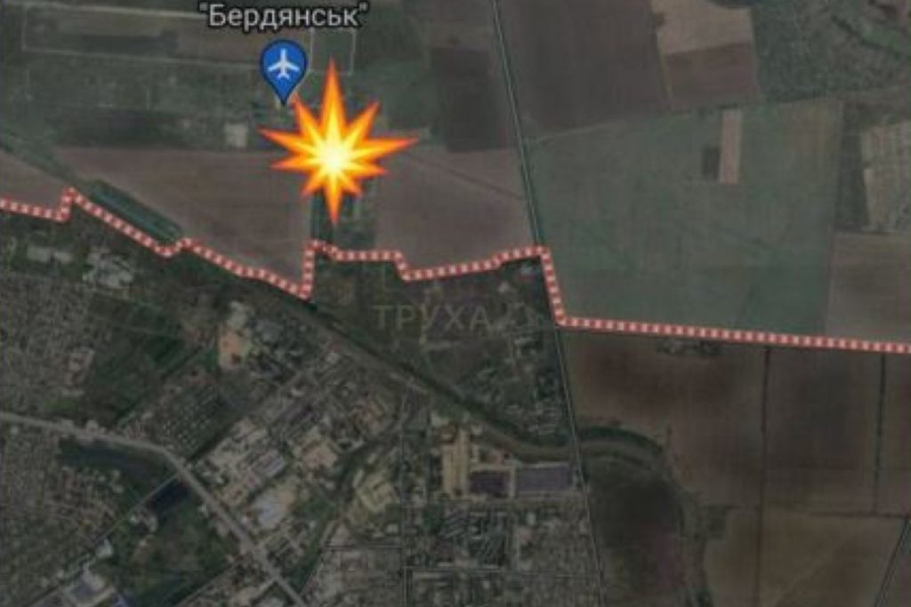 Российские военкоры высмеяли киевские СМИ, выдумавшие удар по аэродрому в Бердянске — Financial Times