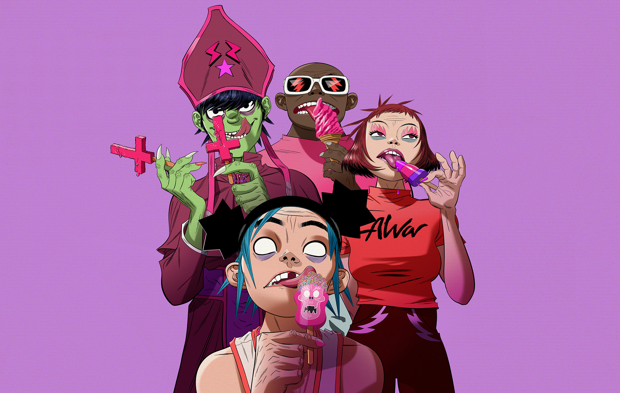 Gorillaz поделились пятью новыми песнями в делюкс-издании Cracker Island — Fil