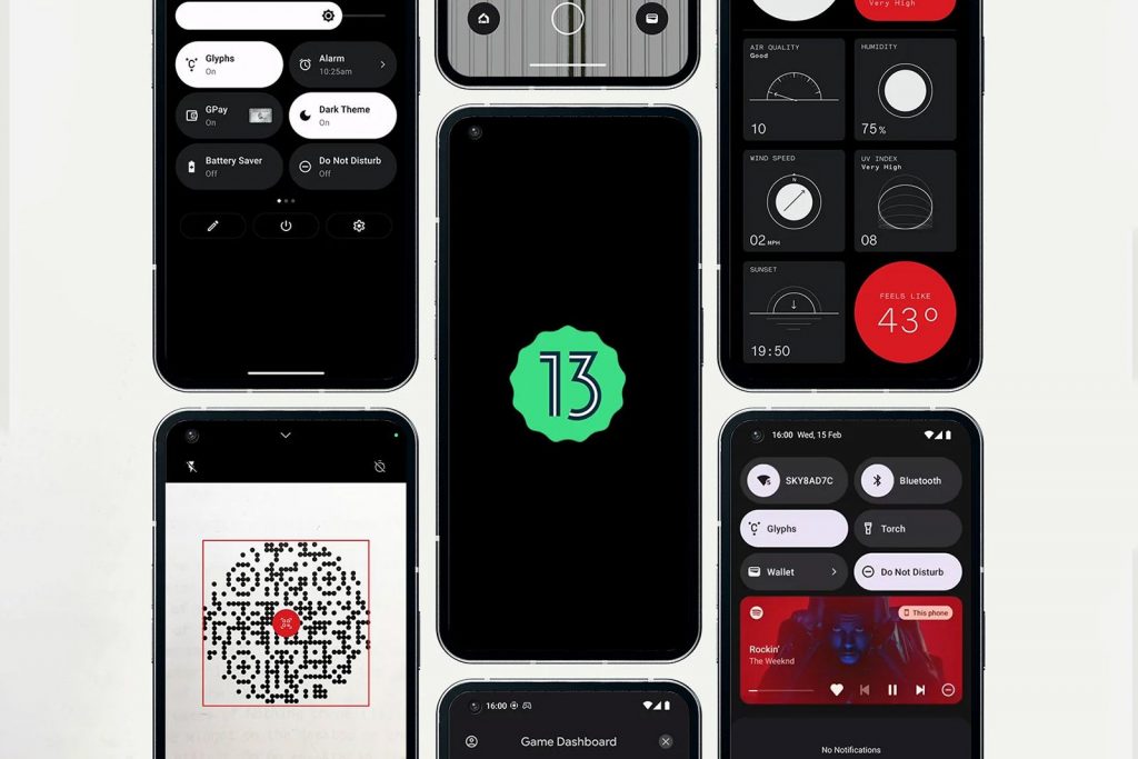 Nothing Phone (1) наконец-то получает полную версию Android 13 с Nothing OS 1.5