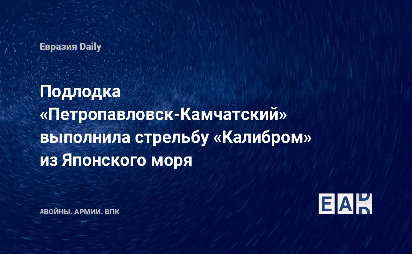 Подлодка «Петропавловск-Камчатский» выполнила стрельбу «Калибром» из Японского моря — Financial Times