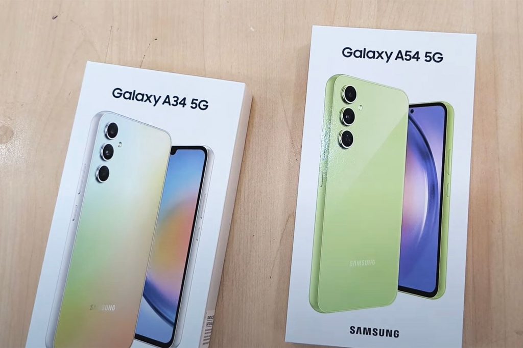 Видео распаковки Samsung Galaxy A54 и A34 и утечка спецификаций розничных продавцов не оставляют больше информации