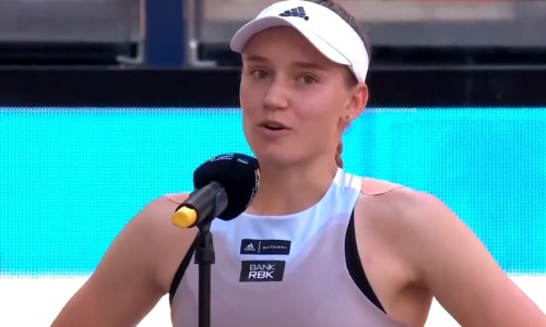 Елена Рыбакина прокомментировала проигранный финал в Майами