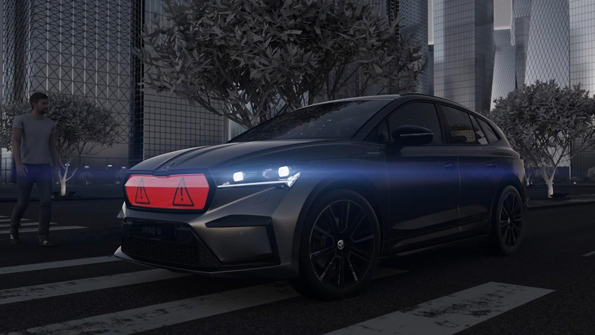 Škoda с функциями светофора — Alfacar.kz