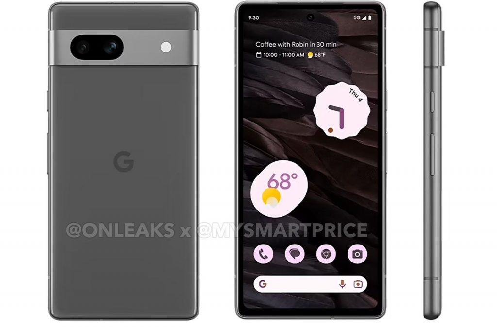 Цвета и дизайн Google Pixel 7a почти подтверждены просочившимися изображениями