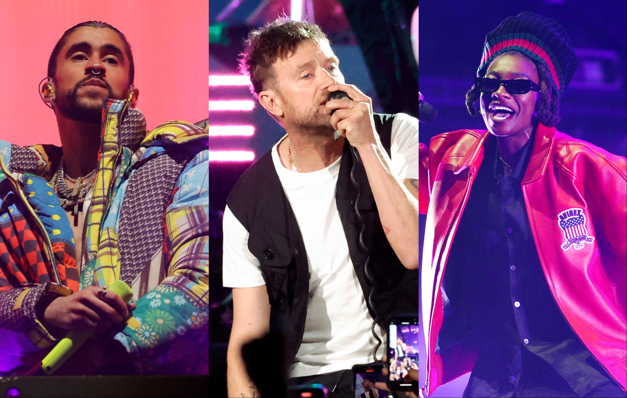 Gorillaz выступают с Bad Bunny, Little Simz и другими во время уик-энда Coachella 2023, два сета — Fil