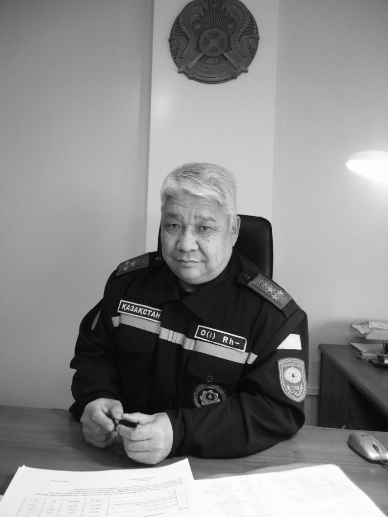 Ушел из жизни ветеран органов гражданской защиты  Бисембаев К.У.