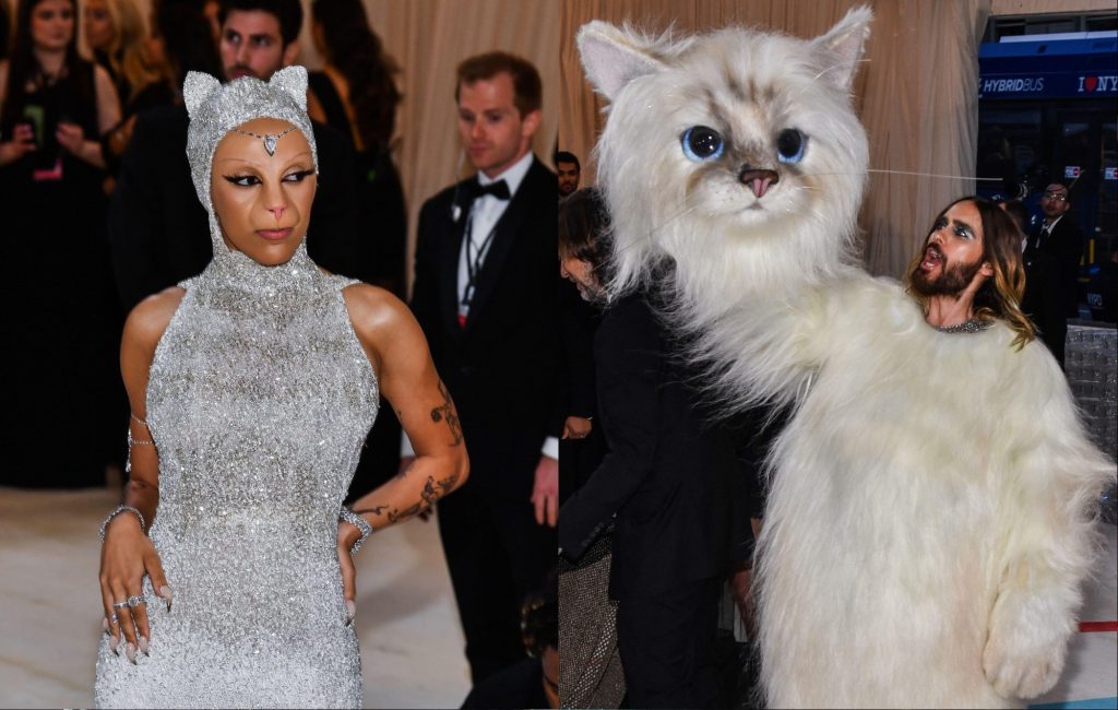 Доджа Кэт и Джаред Лето присутствуют на Met Gala 2023 в образе кошек — Fil