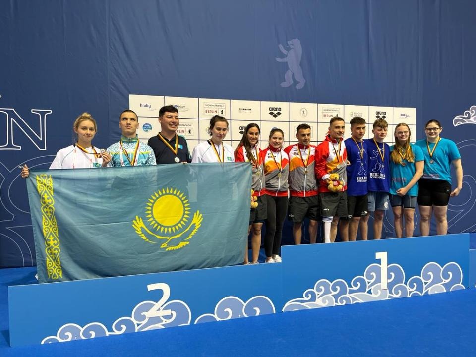 Рекорды и медали: Казахстанские спортсмены на высоте на чемпионате Германии по пара плаванию