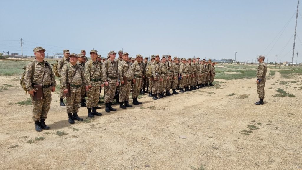 В Актау начались сборы военнообязанных
