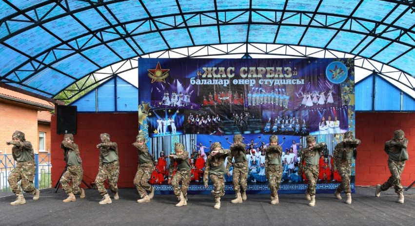 В учреждении «SOS Детская деревня Астана» создан военно-патриотический клуб «Жас сарбаз»