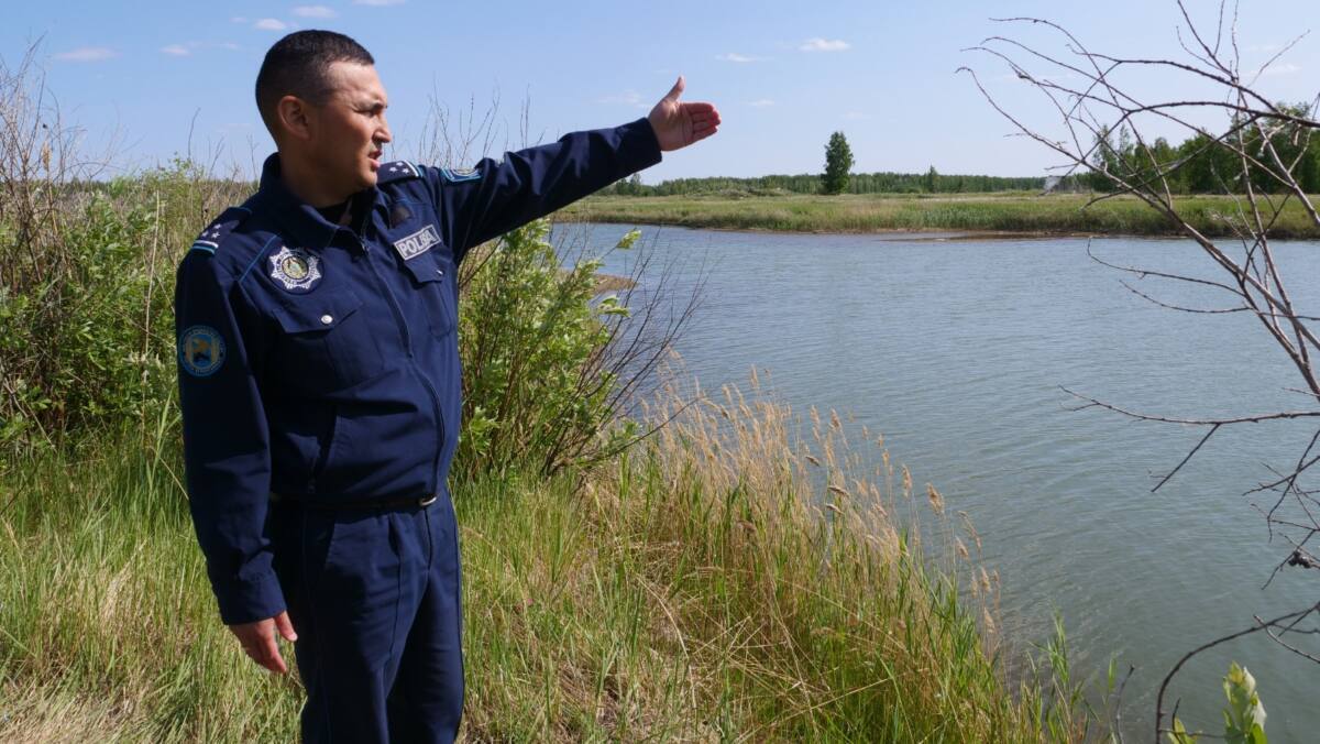 Полицейский спас утопающего в СКО