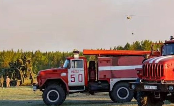 Тушение пожара в области Абай: Угрозы населенным пунктам нет