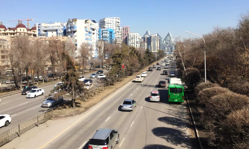 В Алматы будет частично ограничено движение по пр.аль-Фараби