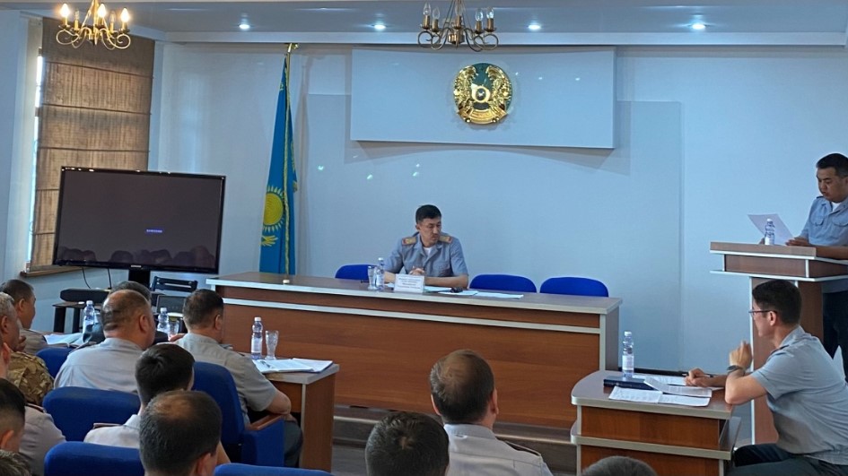 В Шымкенте обсудили актуальные вопросы обеспечения законности и правопорядка в войсках