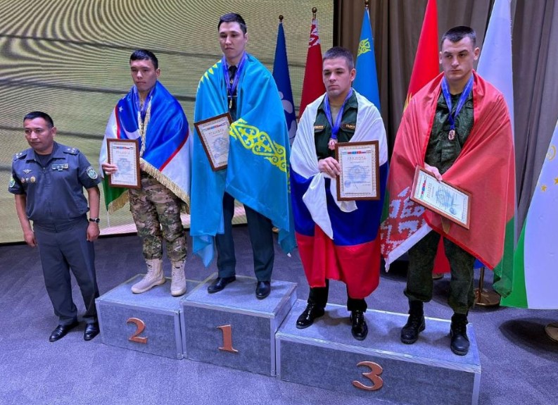 В Военно-спортивных играх государств – участников СНГ курсанты вузов Министерства обороны РК заняли третье место