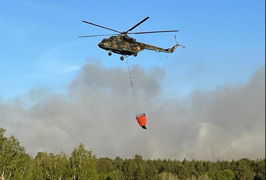 Военнослужащие Министерства обороны задействованы в тушении пожара в Абайской области